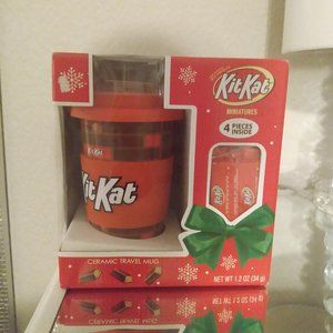 KitKat Ceramic Travel Mug with Chocolates Gift Set